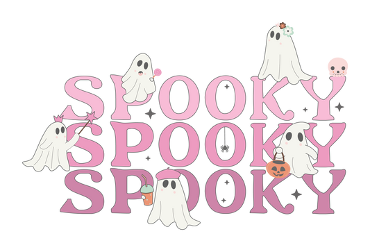 22cm Halloween Themed DTF Transfers