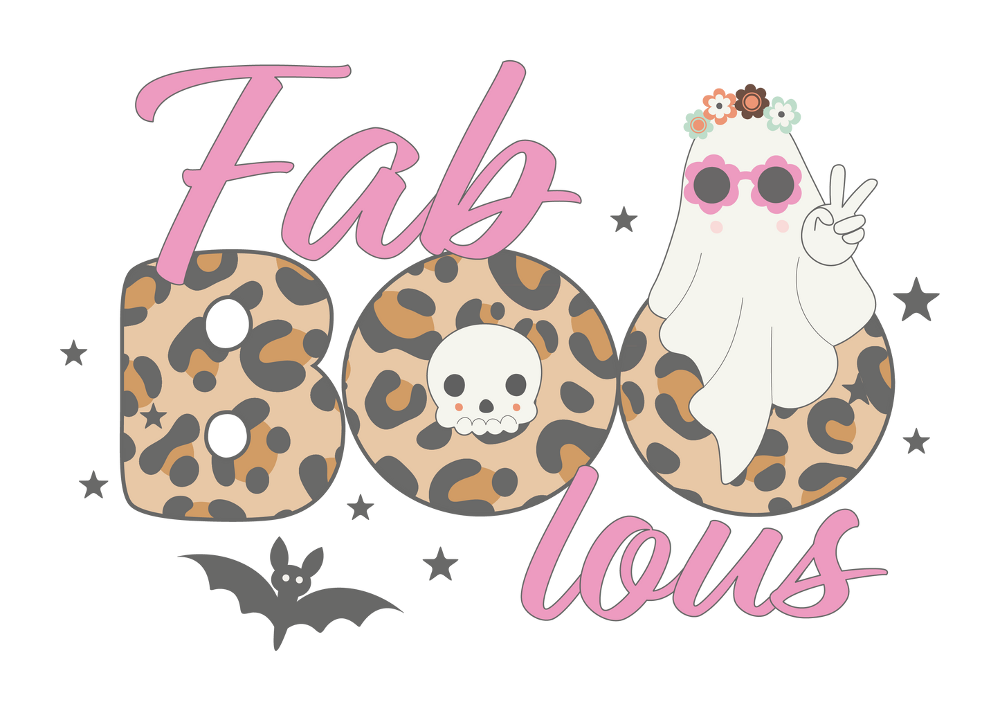 22cm Halloween Themed DTF Transfers