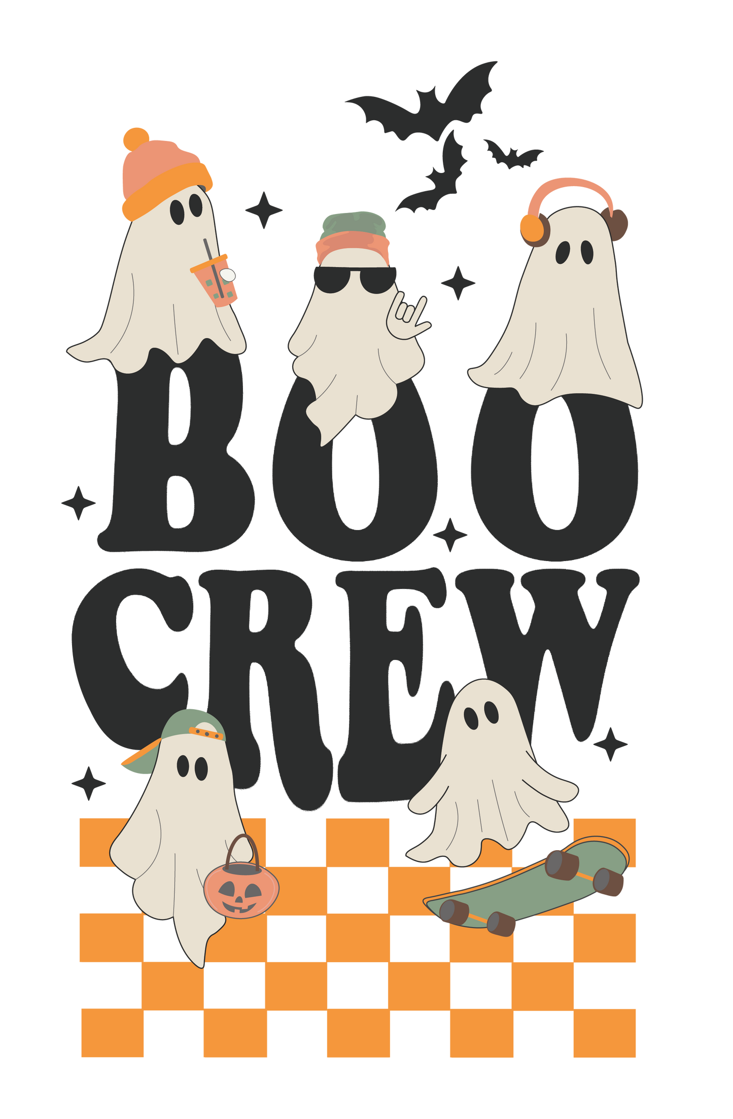 15cm Halloween Themed DTF Transfers