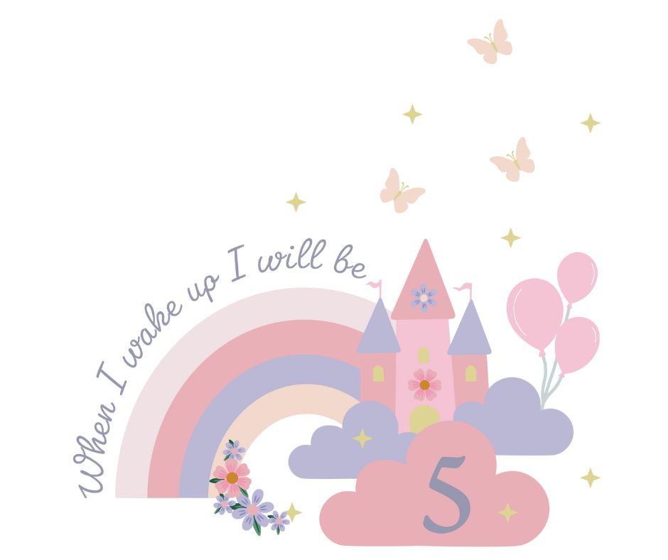 Fairy Princess Themed DTF Transfers